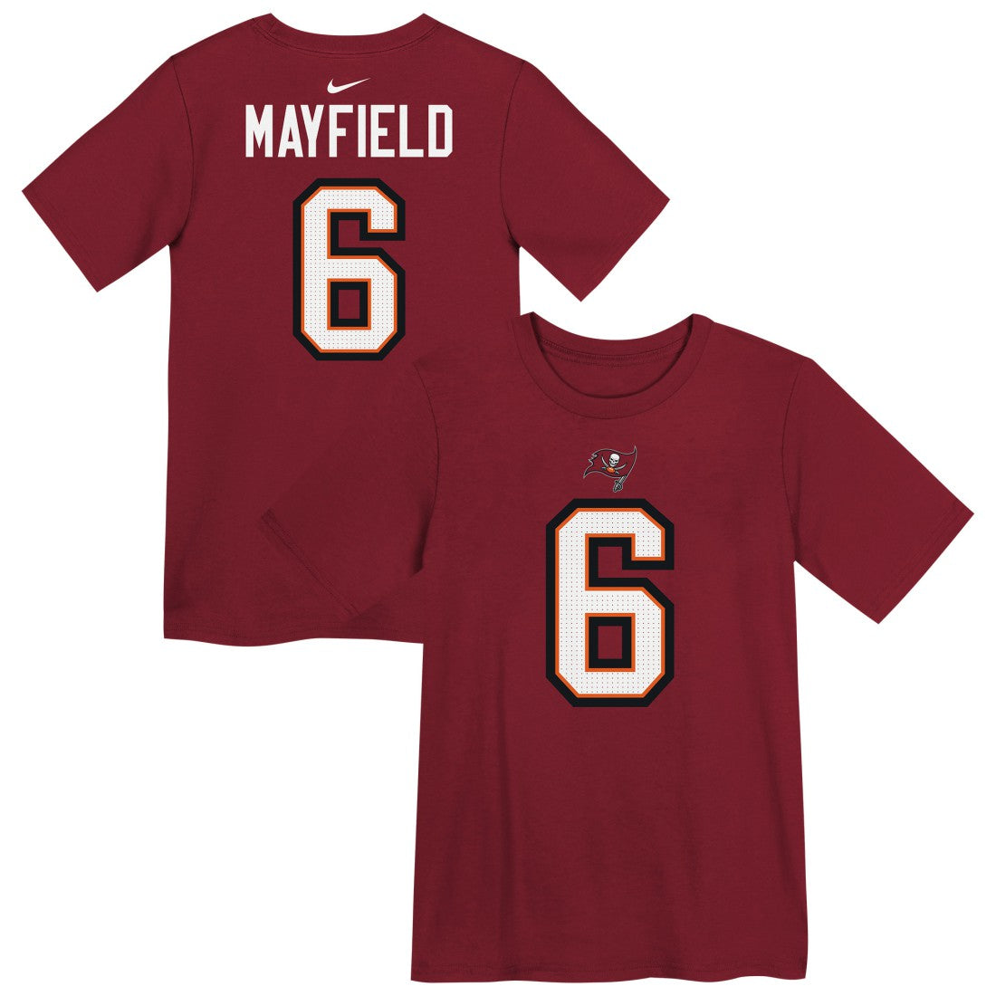 Baker Mayfield  Preschool Player Name & Number T-Shirt - Tampa Bay Buccaneers T-shirts