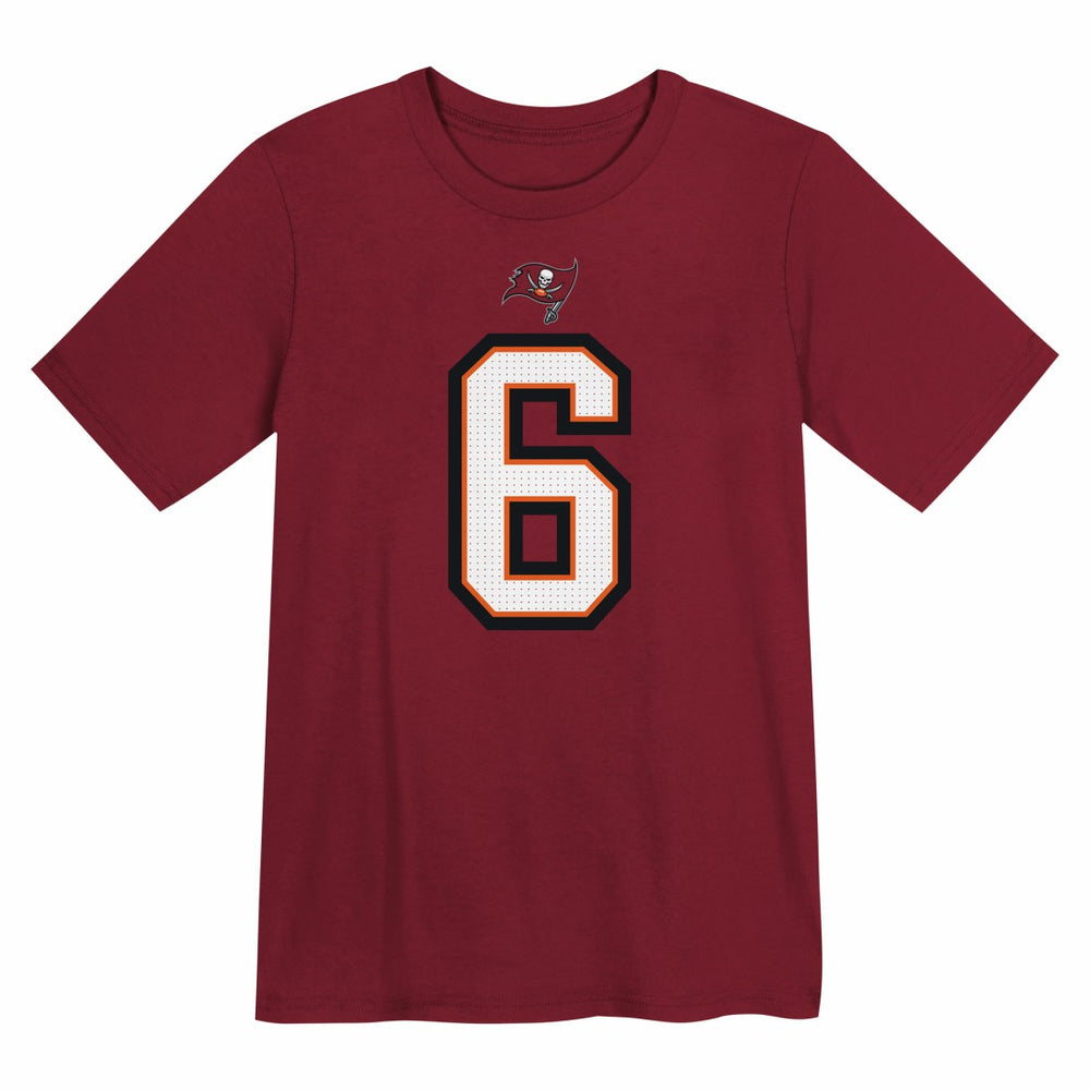 Baker Mayfield  Preschool Player Name & Number T-Shirt - Tampa Bay Buccaneers T-shirts