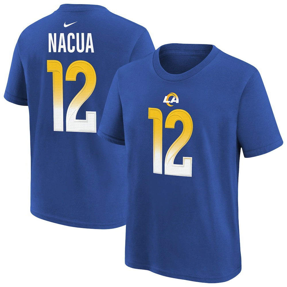 Puka Nacua  Youth Player Name & Number T-Shirt - Los Angeles Rams T-shirts