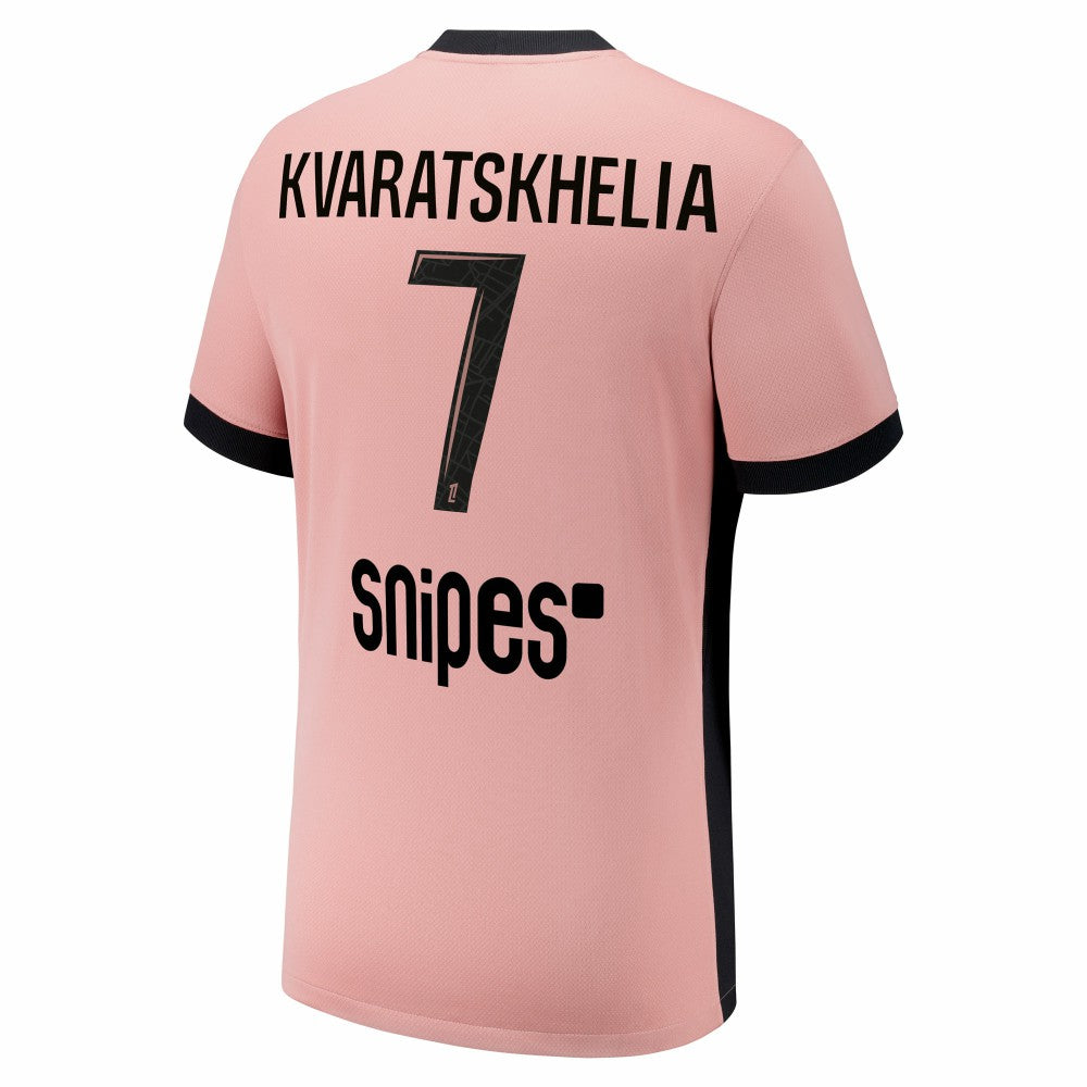 Khvicha Kvaratskhelia Paris Saint-Germain Youth 2024/25 Third Replica Player Jersey