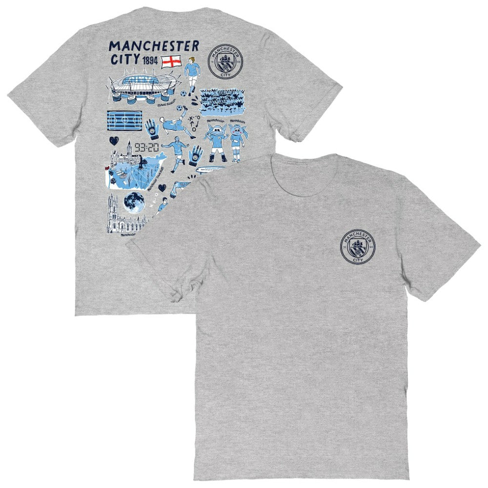 Manchester City Vive La Fete Women's Impressions Artwork T-Shirt