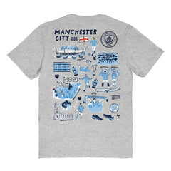 Manchester City Vive La Fete Women's Impressions Artwork T-Shirt