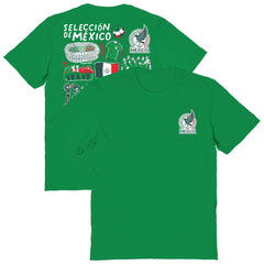 Mexico National Team Vive La Fete Women's Impressions Artwork T-Shirt
