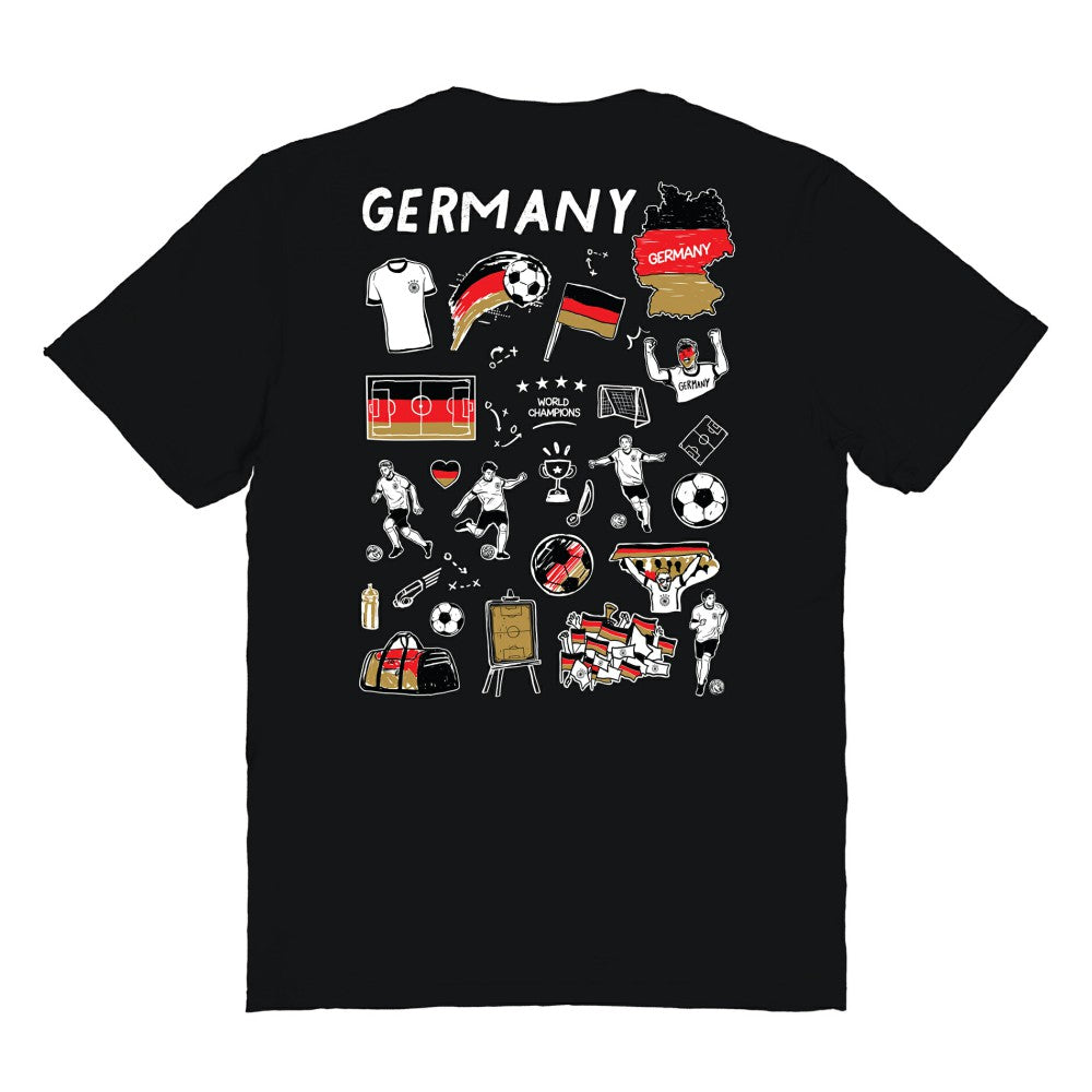 Germany National Team Vive La Fete Women's Impressions Artwork T-Shirt