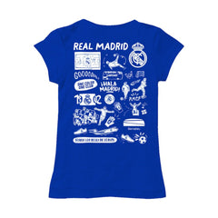 Real Madrid Vive La Fete Girls Youth Color Badge Fitted T-Shirt