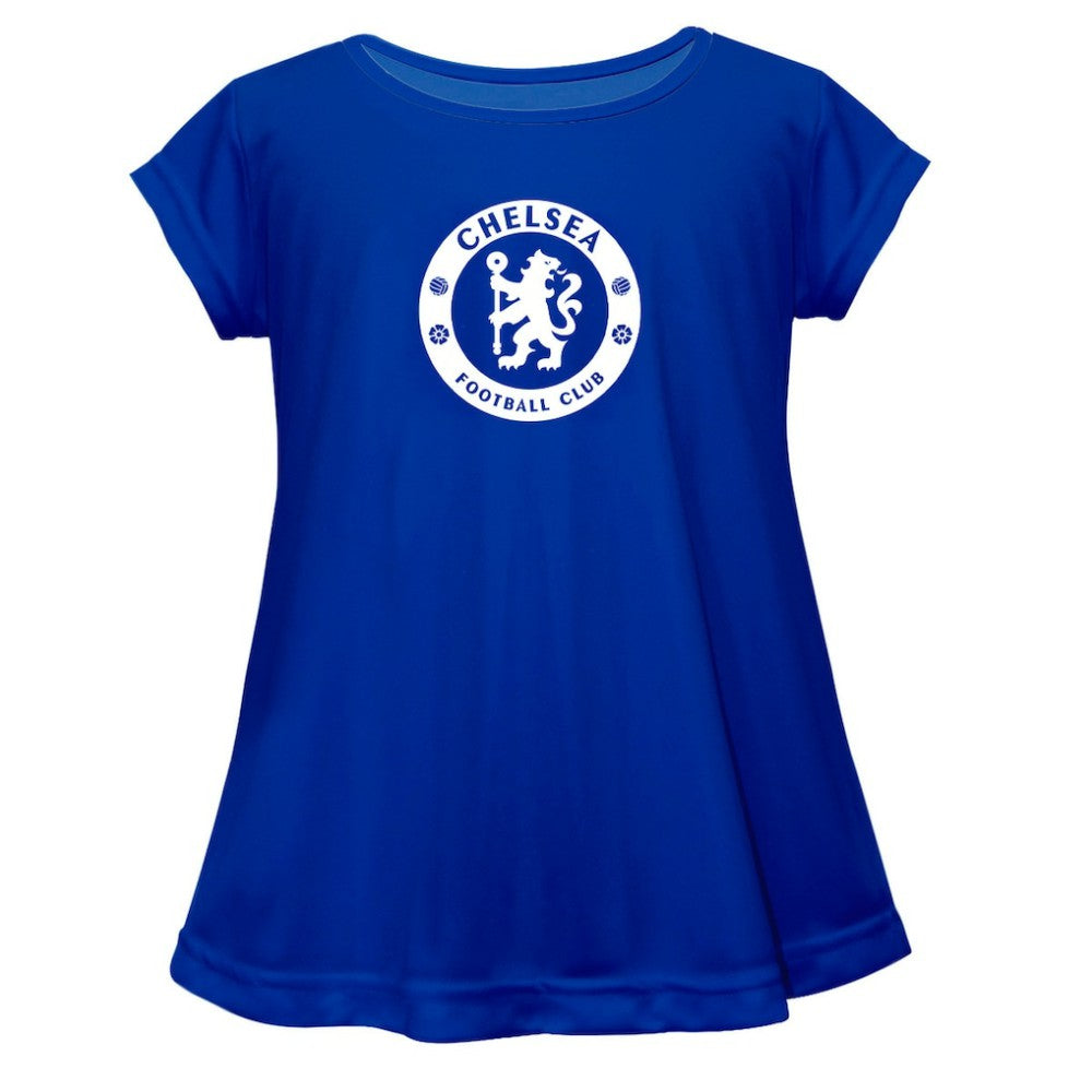 Chelsea Vive La Fete Girls Youth Color Badge A-Line Top