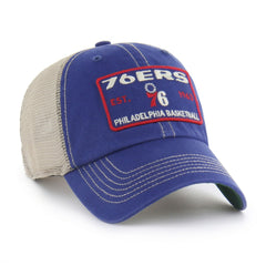 47 brand Philadelphia 76ers '47 Wabash Patch Clean Up Adjustable Hat