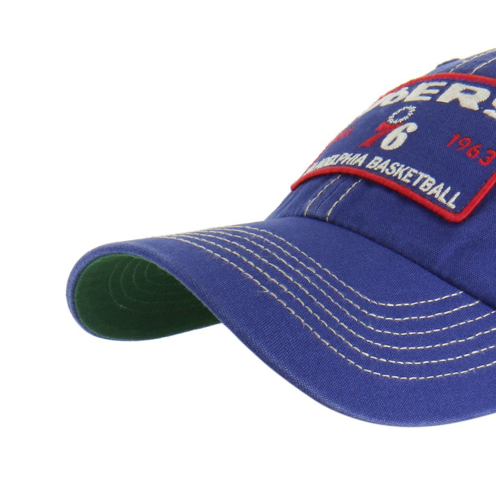 47 brand Philadelphia 76ers '47 Wabash Patch Clean Up Adjustable Hat