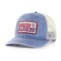 NHL New York Rangers '47 Canteen Pigment Dyed Patch Trucker Adjustable Hat