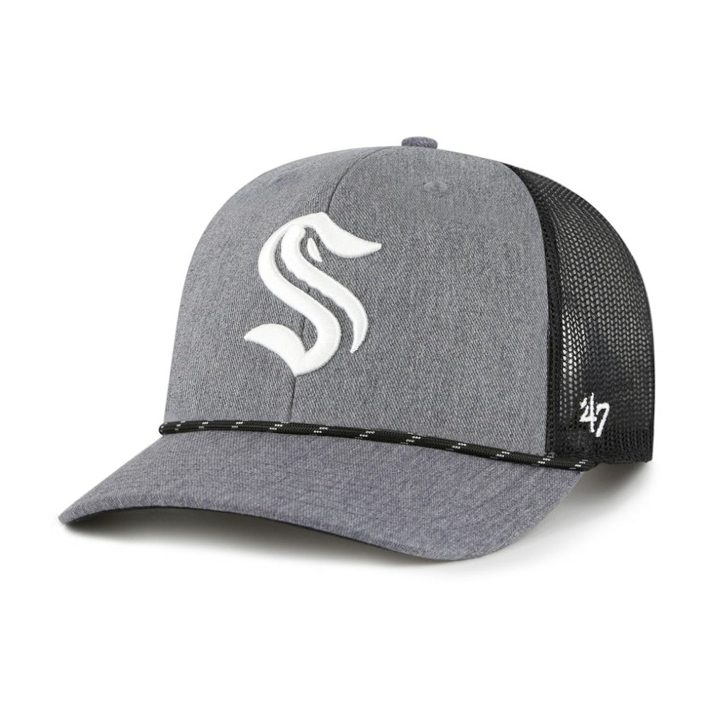NHL Seattle Kraken '47 Carbon Rope Trucker Adjustable Hat