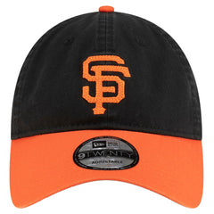 Black/Orange San Francisco Giants OVO x New Era Washed 9TWENTY Adjustable Hat