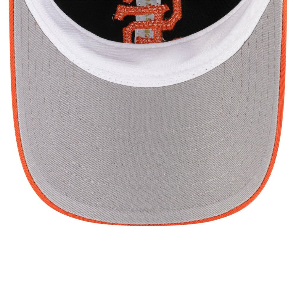 Black/Orange San Francisco Giants OVO x New Era Washed 9TWENTY Adjustable Hat