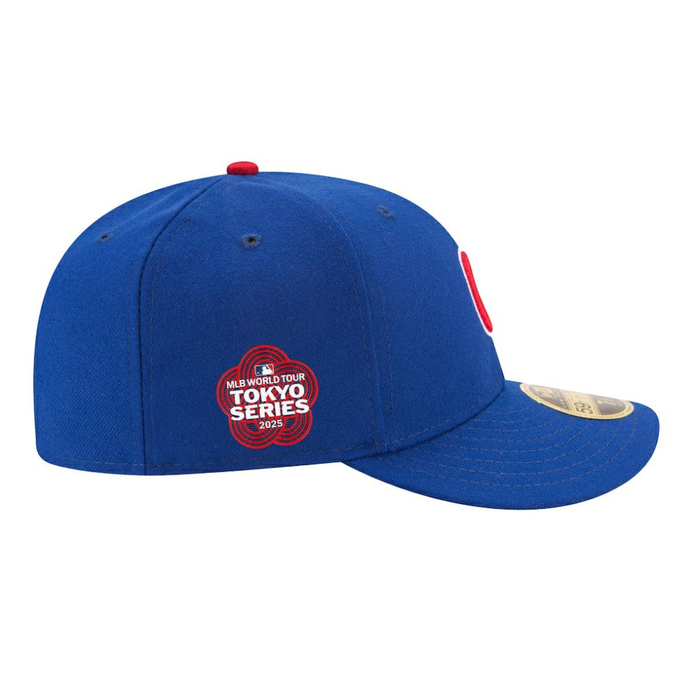 Royal Chicago Cubs New Era 2025 MLB World Tour: Tokyo Series Side Patch Low Profile 59FIFTY Fitted Hat