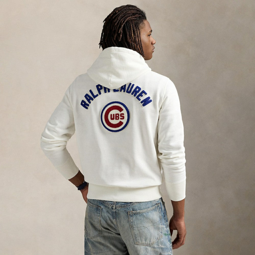 White Cubs Polo Ralph Lauren Fleece Hoodie