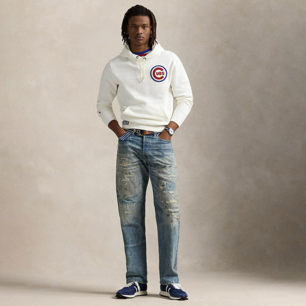White Cubs Polo Ralph Lauren Fleece Hoodie