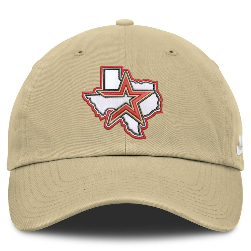 Gold Houston Astros Nike Cooperstown Collection Club Adjustable Hat