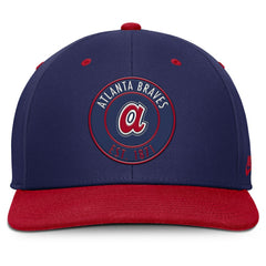 Navy/Red Atlanta Braves Nike Cooperstown Collection Pro Dri-FIT Snapback Hat
