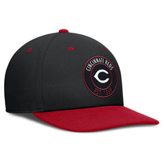 Black/Red Cincinnati Reds Nike Cooperstown Collection Pro Dri-FIT Snapback Hat