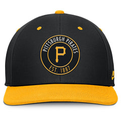 Black/Gold Pittsburgh Pirates Nike Cooperstown Collection Pro Dri-FIT Snapback Hat