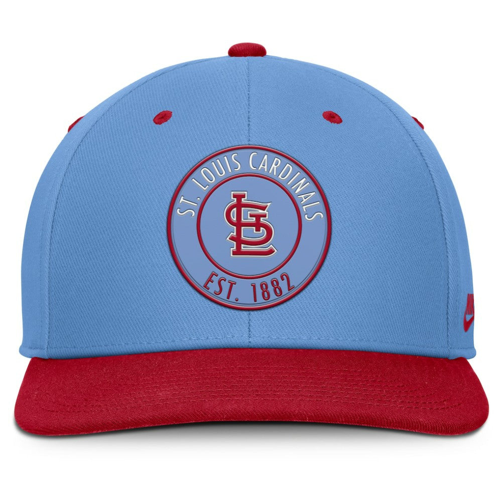 Light Blue/Red St. Louis Cardinals Nike Cooperstown Collection Pro Dri-FIT Snapback Hat