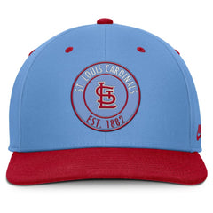 Light Blue/Red St. Louis Cardinals Nike Cooperstown Collection Pro Dri-FIT Snapback Hat