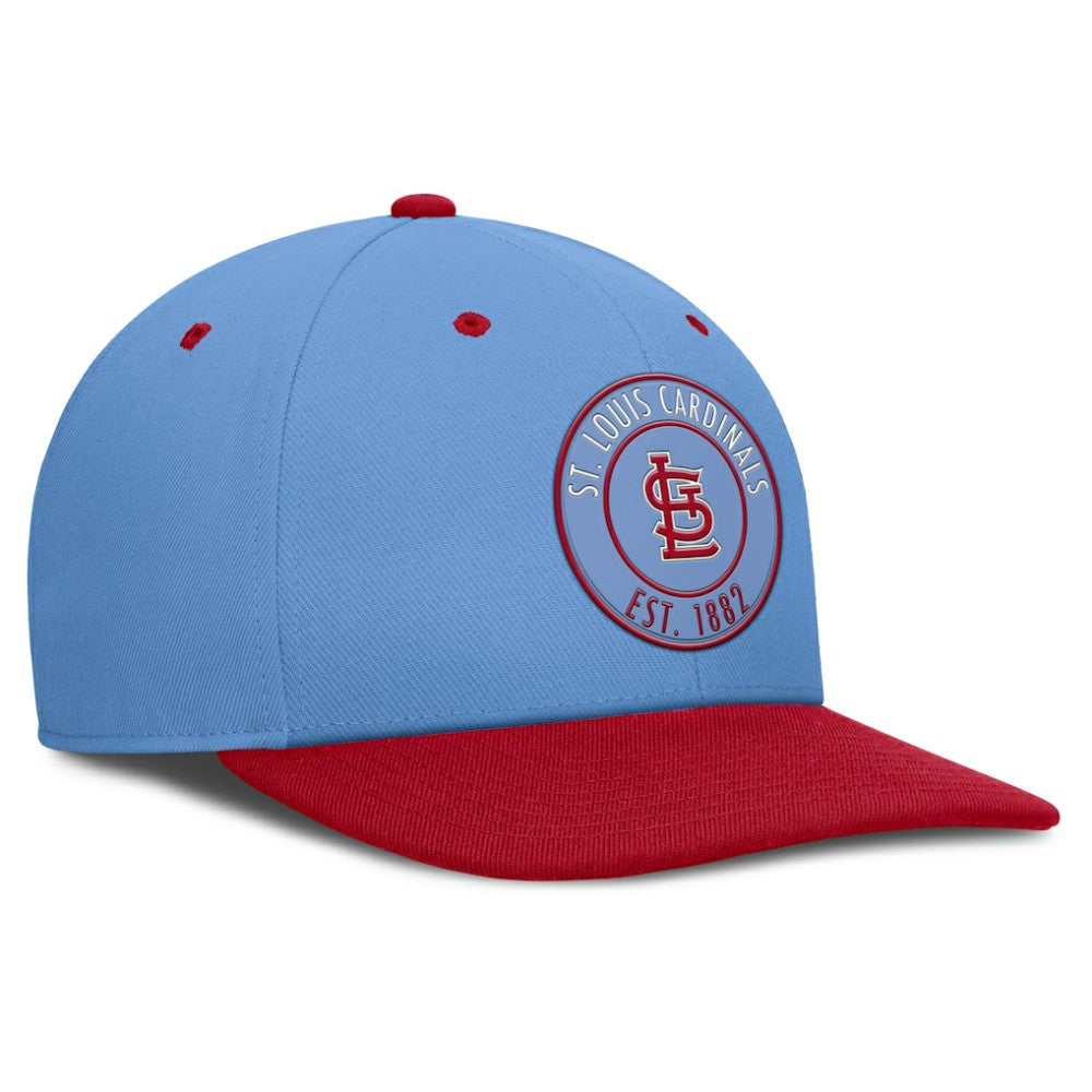 Light Blue/Red St. Louis Cardinals Nike Cooperstown Collection Pro Dri-FIT Snapback Hat