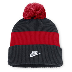 Navy/Red Chicago White Sox Nike Cooperstown Collection Peak Standard Cuffed Knit Hat with Pom