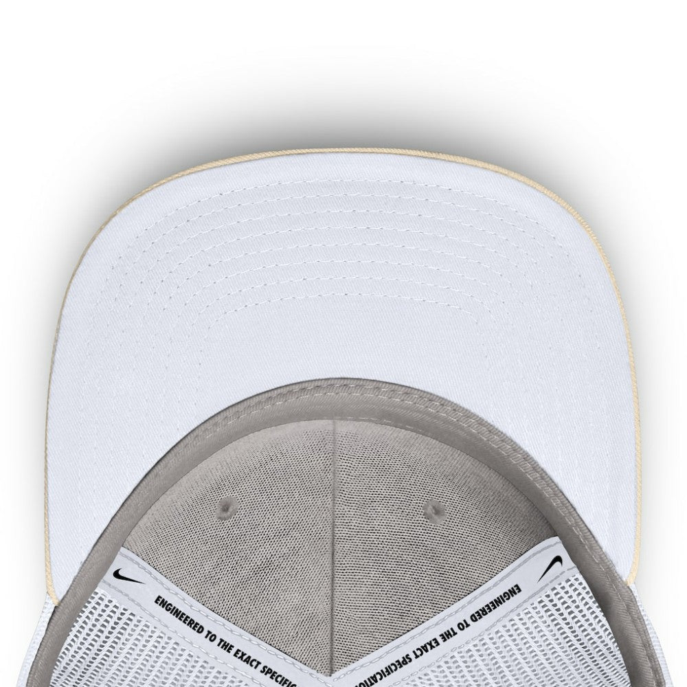 Natural New York Yankees Nike Cooperstown Collection Dri-FIT Rise Trucker Adjustable Hat