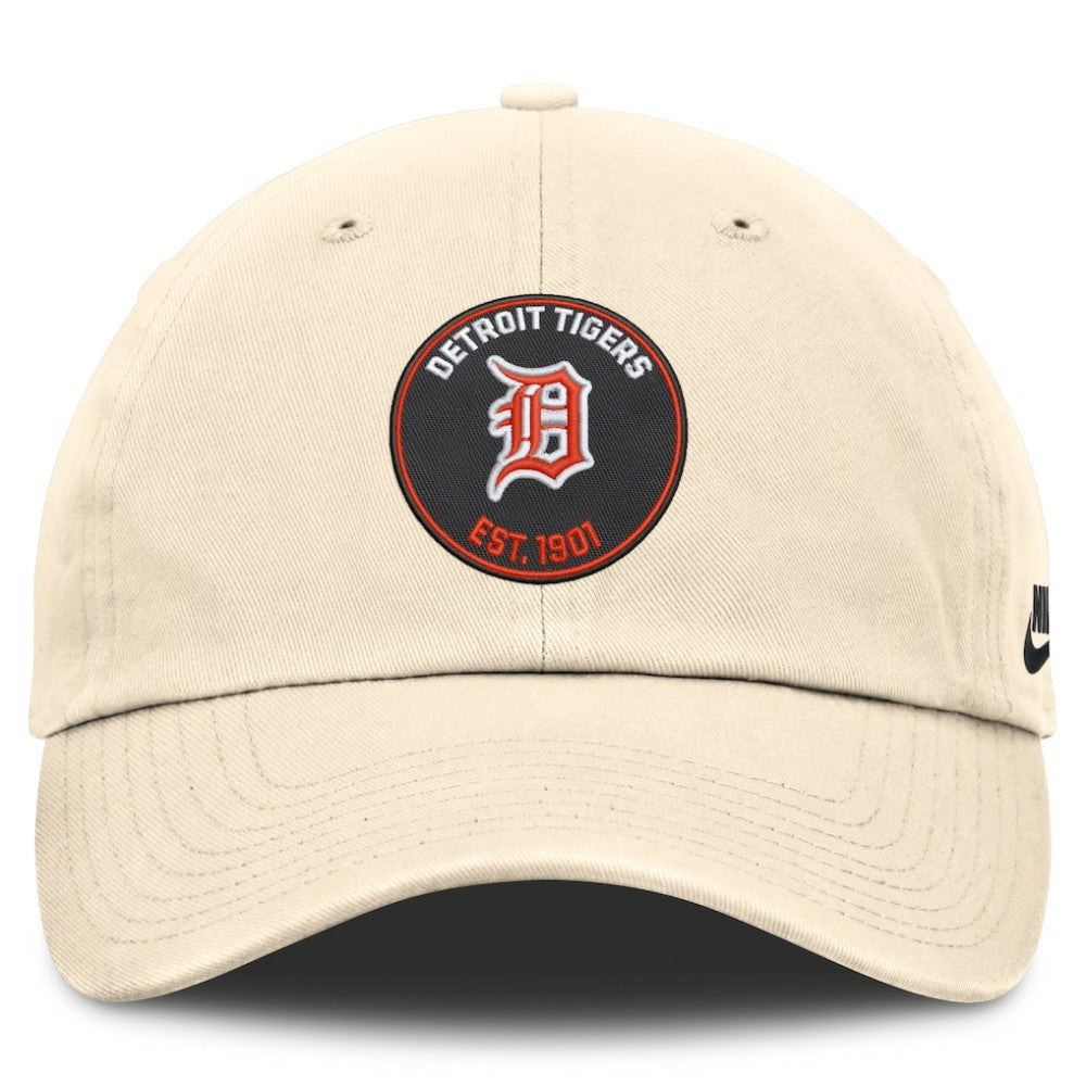 Natural Detroit Tigers Nike Cooperstown Collection Club Adjustable Hat
