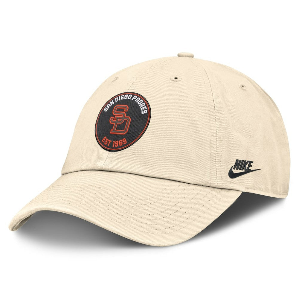 Natural San Diego Padres Nike Cooperstown Collection Club Adjustable Hat