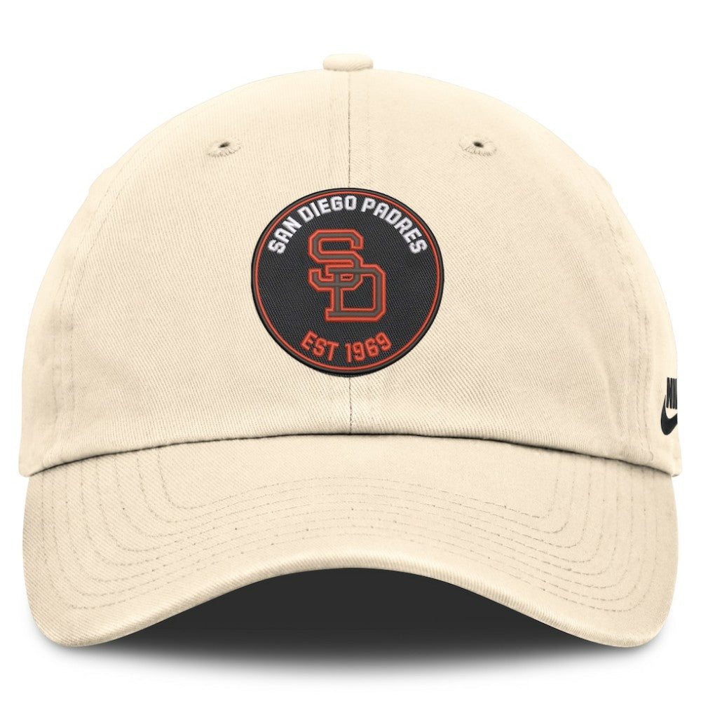 Natural San Diego Padres Nike Cooperstown Collection Club Adjustable Hat
