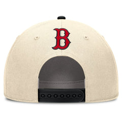 Natural/Black Boston Red Sox Nike Cooperstown Collection Rise Adjustable Hat