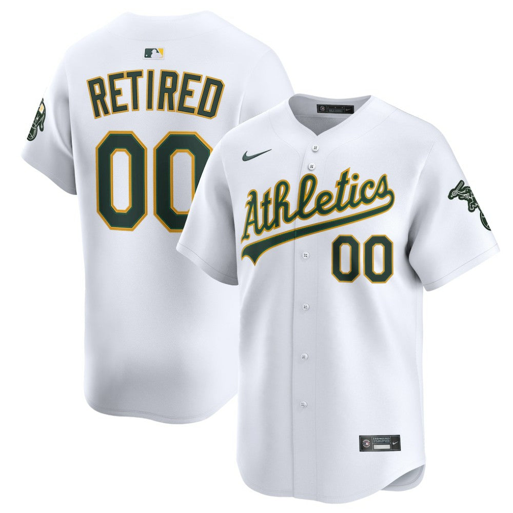 White Athletics Nike Home Limited Pick-A-Player Retired Roster Jersey