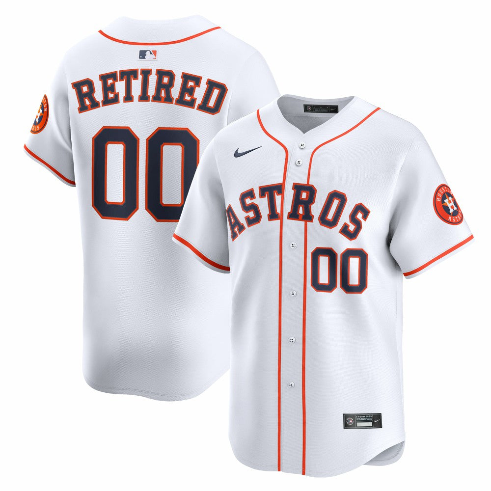 White Houston Astros Nike Home Limited Pick-A-Player Retired Roster Jersey