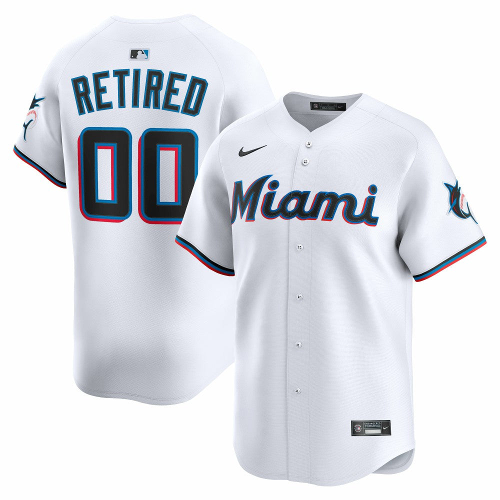 White Miami Marlins Nike Home Limited Pick-A-Player Retired Roster Jersey