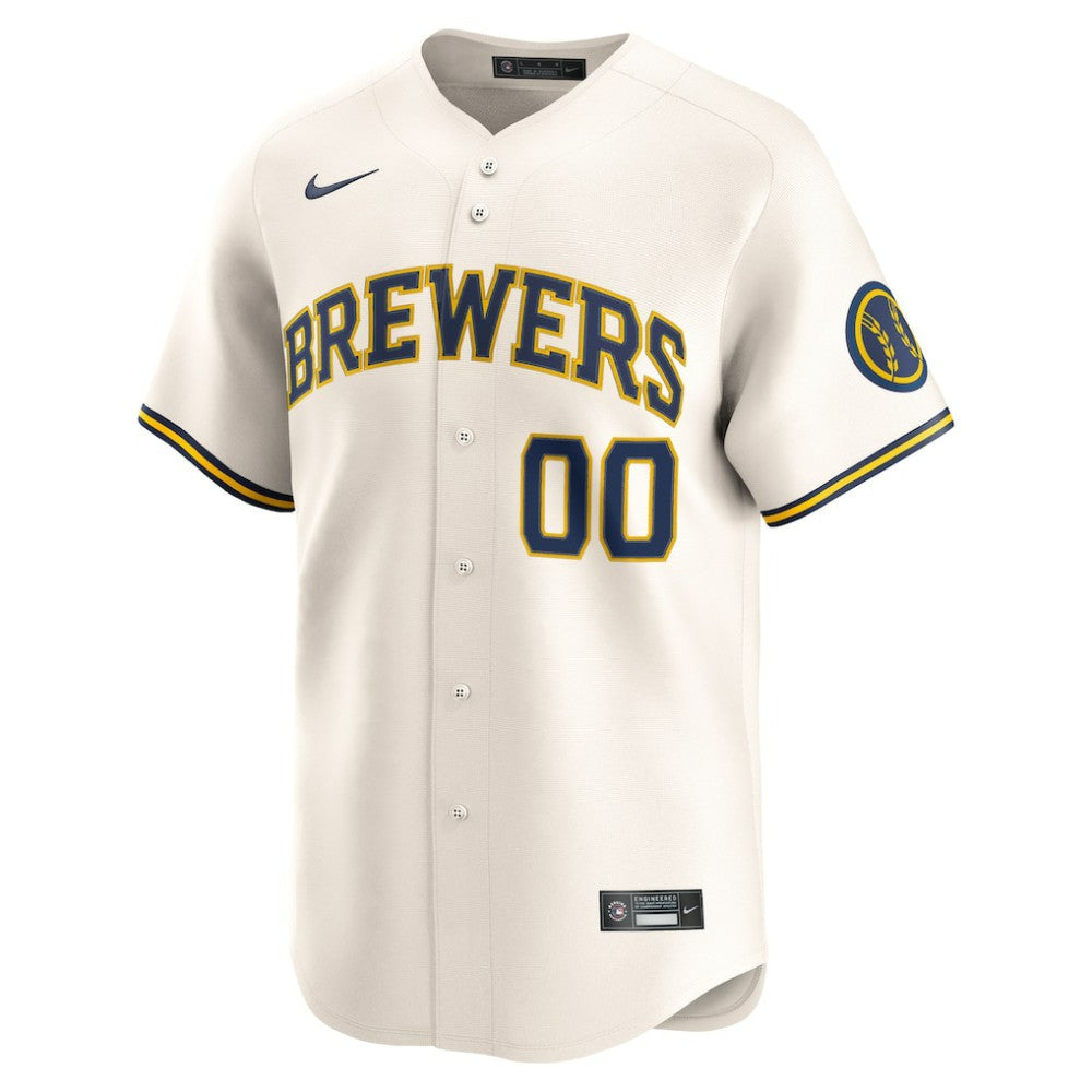 Cream Milwaukee Brewers Nike Home Limited Pick-A-Player Retired Roster Jersey