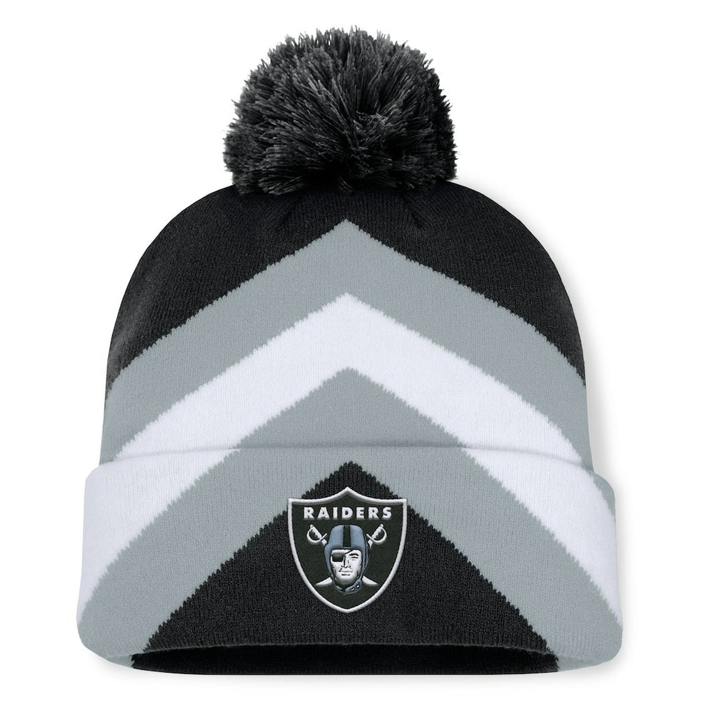 Women's Cornerback Cuffed Knit Hat with Pom - Las Vegas Raiders Hats