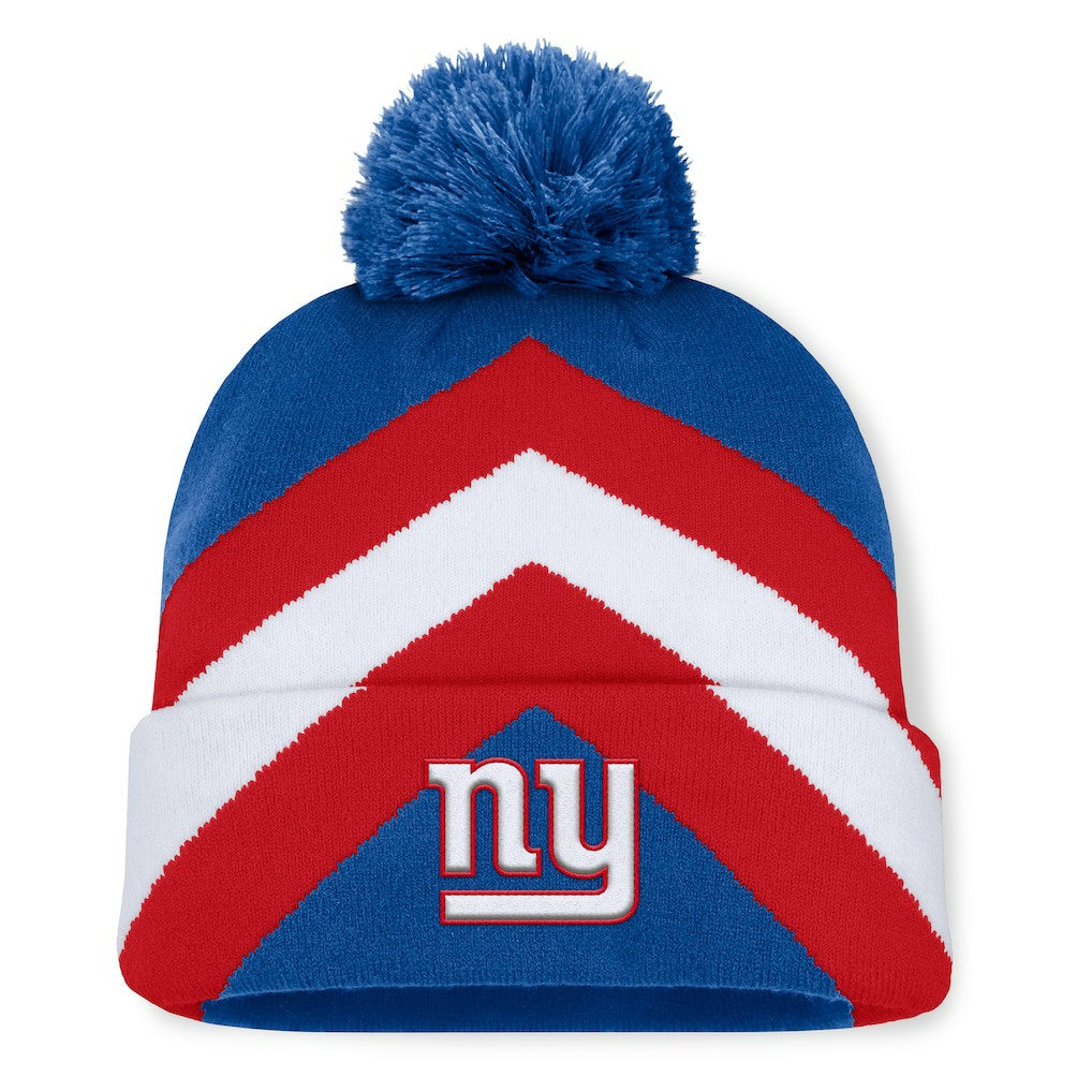 Women's Cornerback Cuffed Knit Hat with Pom - New York Giants Hats