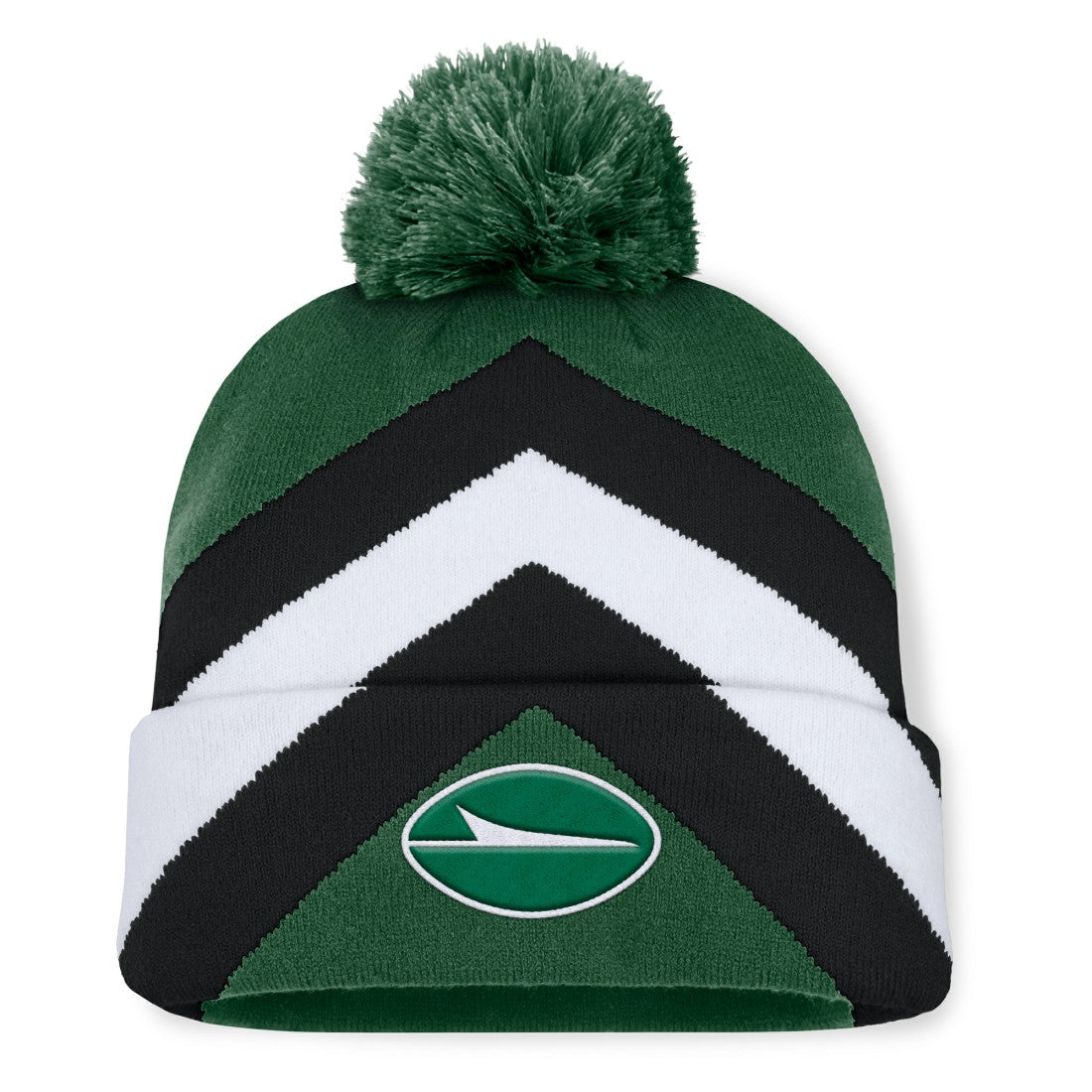 Women's Cornerback Cuffed Knit Hat with Pom - New York Jets Hats