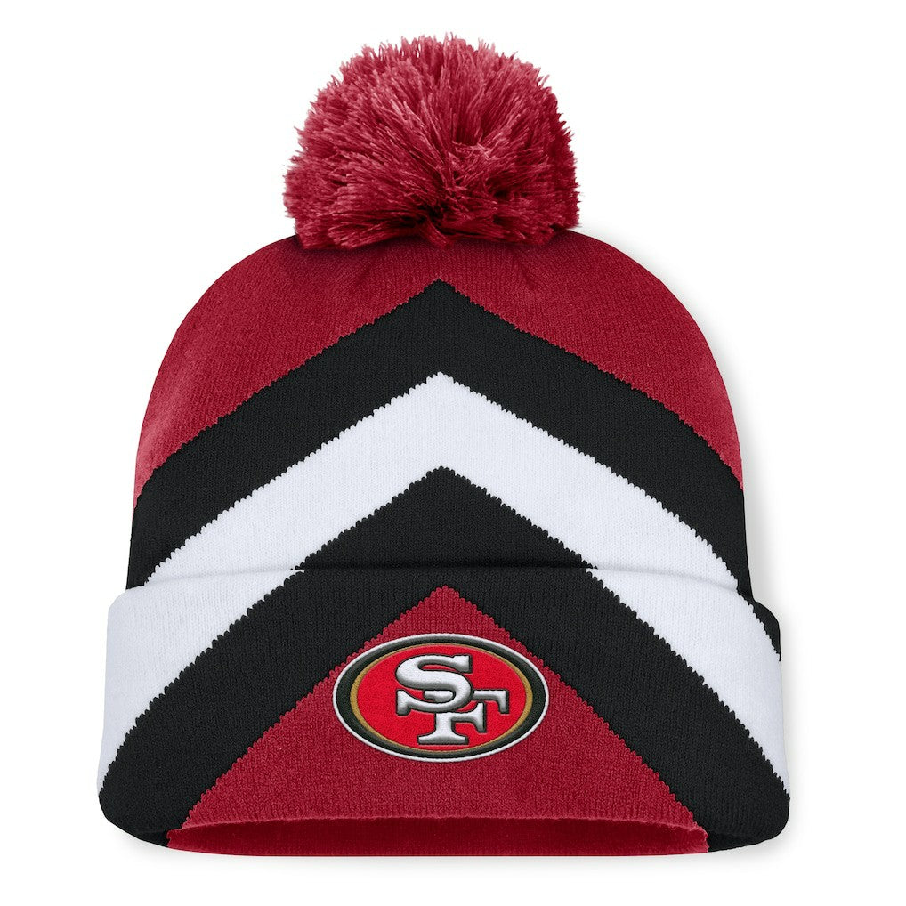 Women's Cornerback Cuffed Knit Hat with Pom - San Francisco 49ers Hats