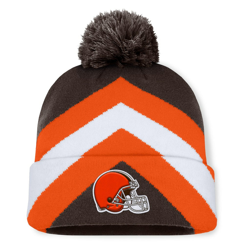Women's Cornerback Cuffed Knit Hat with Pom - Cleveland Browns Hats