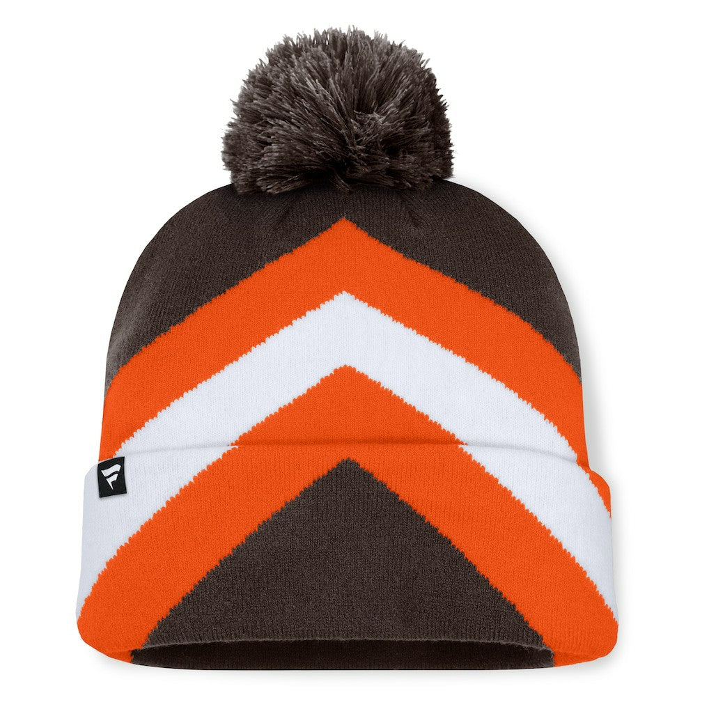 Women's Cornerback Cuffed Knit Hat with Pom - Cleveland Browns Hats