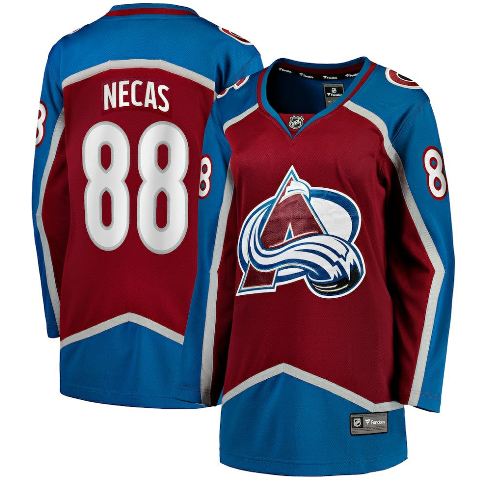 NHL Martin Necas Colorado Avalanche Fanatics Women's Breakaway Player Jersey