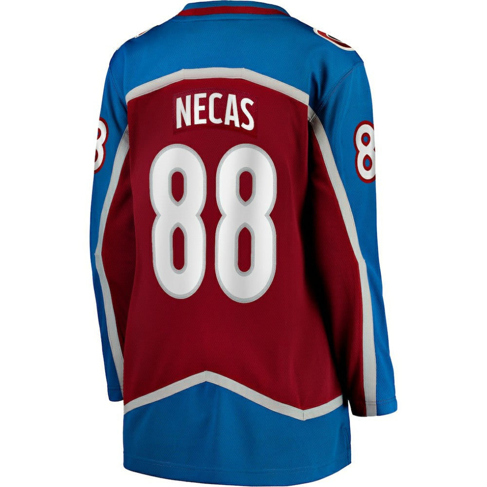 NHL Martin Necas Colorado Avalanche Fanatics Women's Breakaway Player Jersey