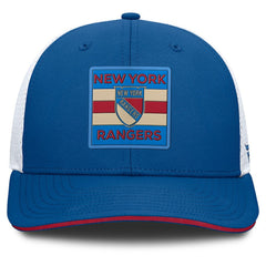 NHL New York Rangers Fanatics Centennial Authentic Pro Structured Trucker Adjustable Hat