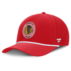 NHL Chicago Blackhawks Fanatics Centennial Pinched Front Adjustable Hat