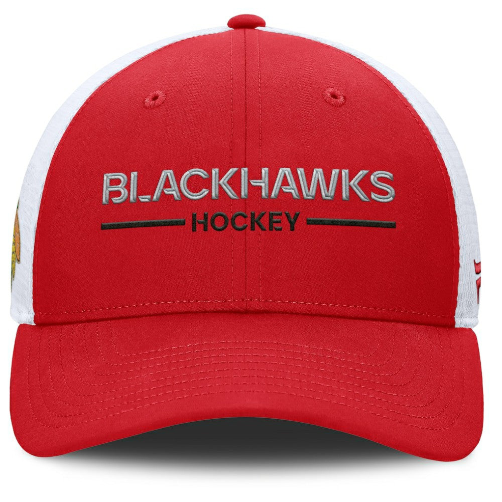 NHL Chicago Blackhawks Fanatics Centennial Adjustable Trucker Hat