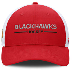 NHL Chicago Blackhawks Fanatics Centennial Adjustable Trucker Hat