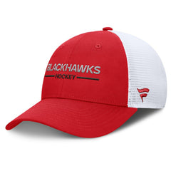 NHL Chicago Blackhawks Fanatics Centennial Adjustable Trucker Hat