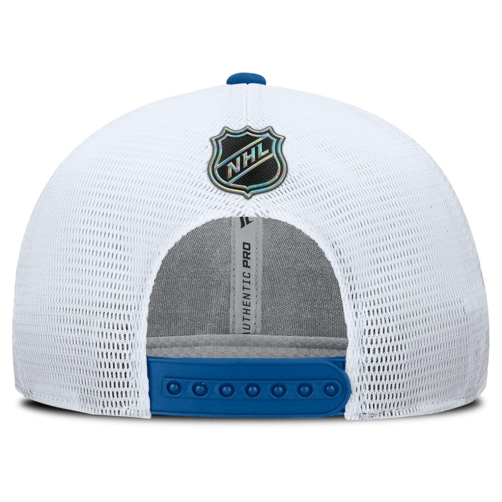 NHL New York Rangers Fanatics Centennial Authentic Pro Structured Trucker Adjustable Hat